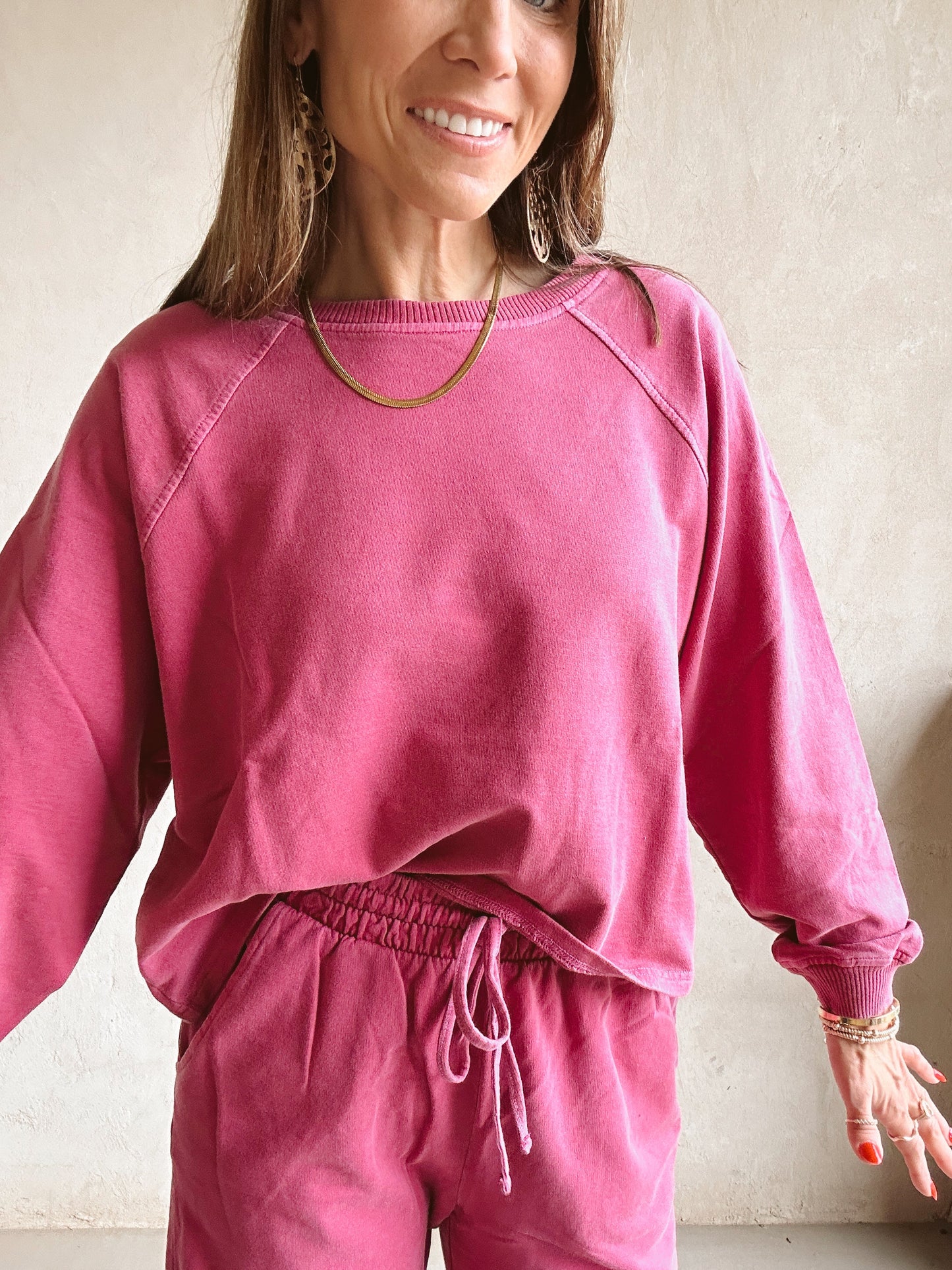 Isla Set in Raspberry