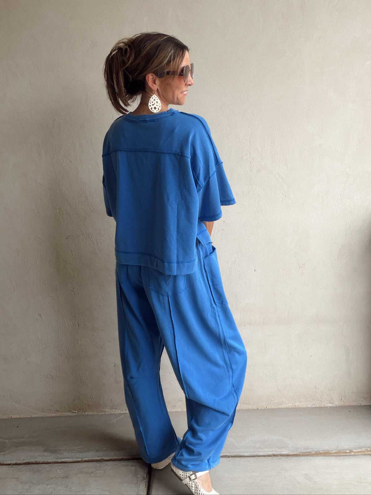 Clara Set in Mineral Washed BYU Blue
