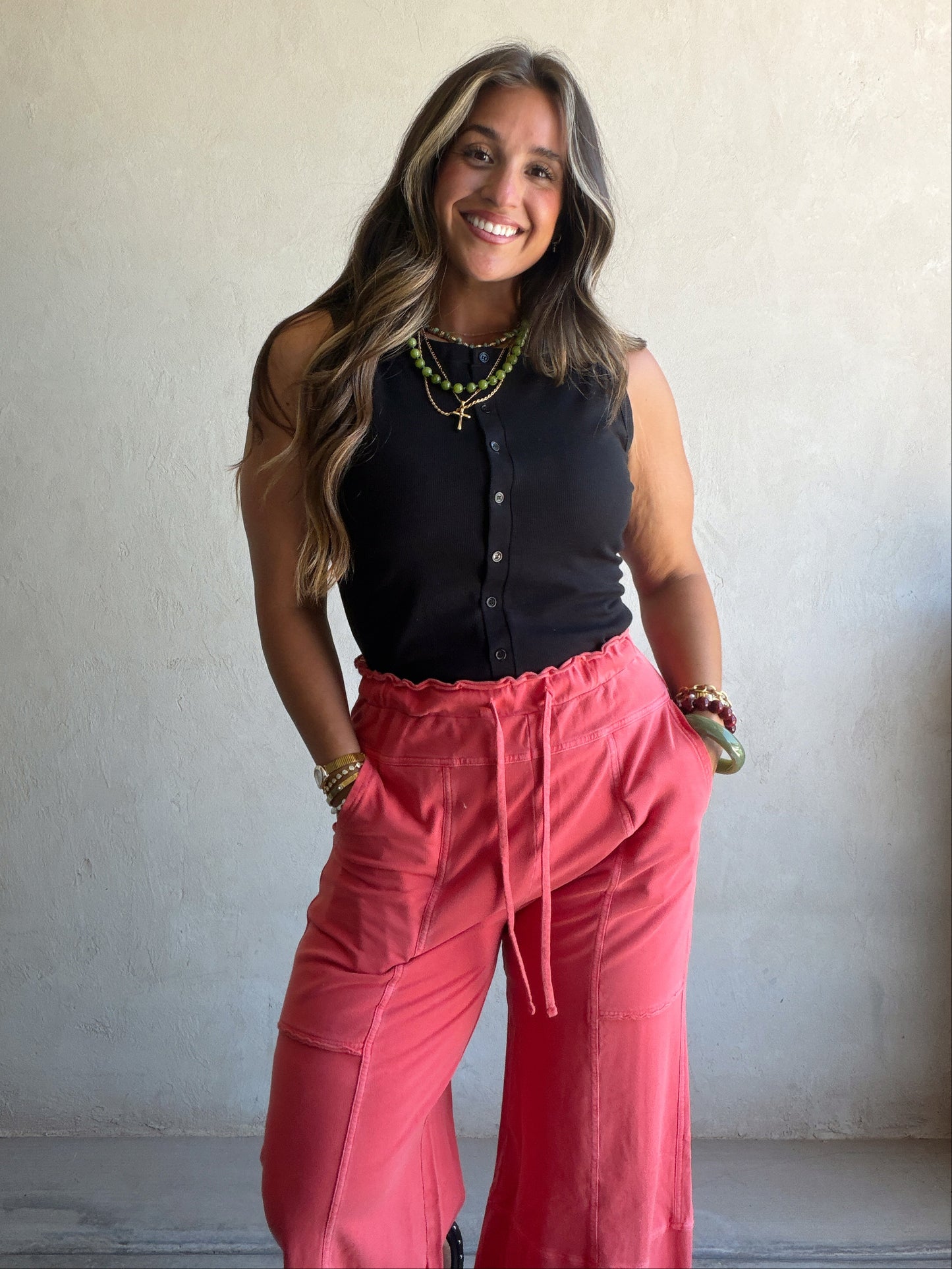 Sandy Pants in Red