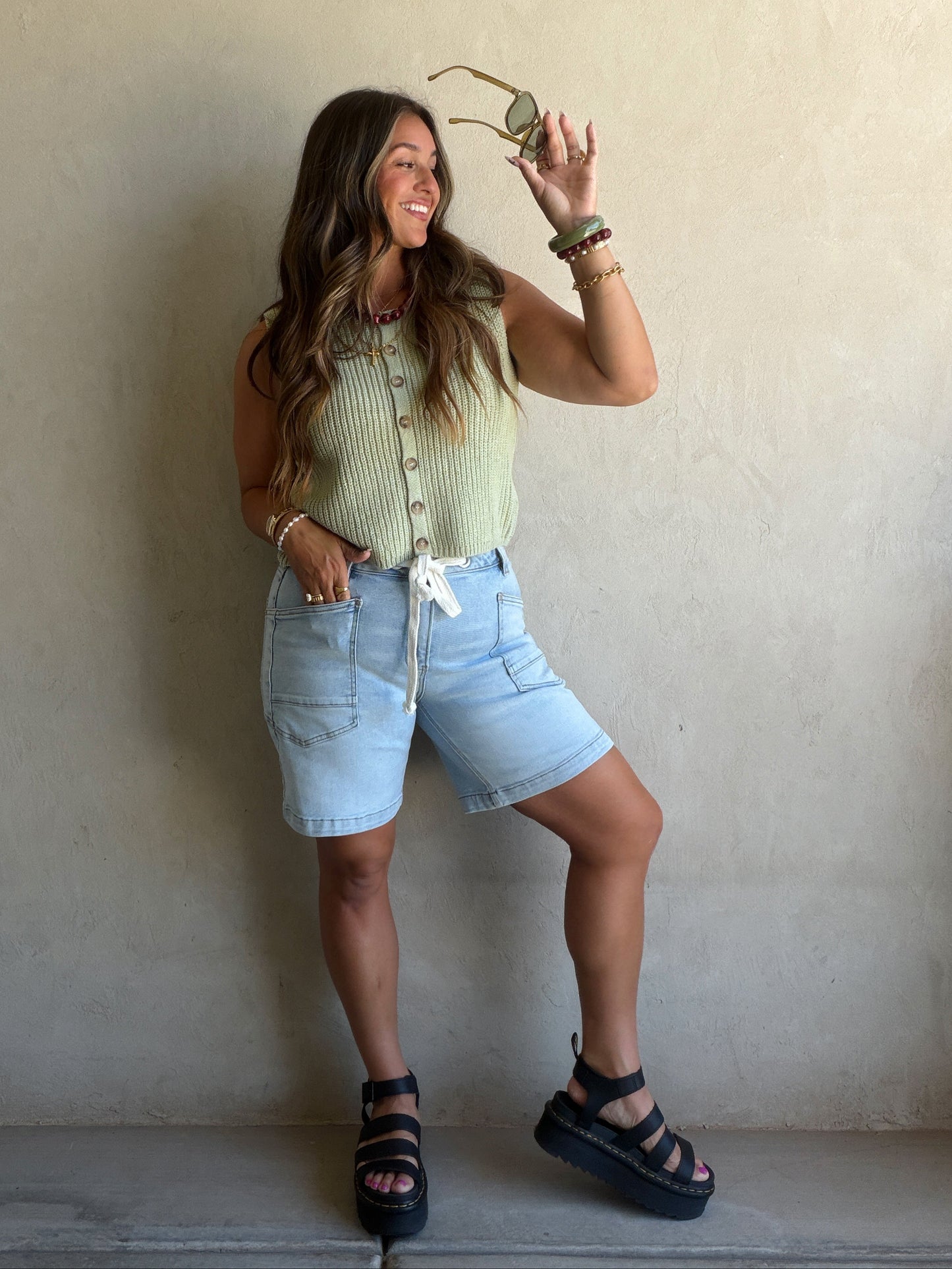 Liz Vest in Sage