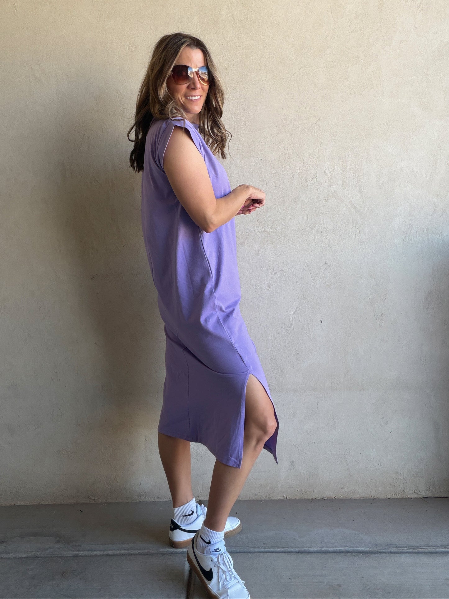 Mindi Dress in Purple