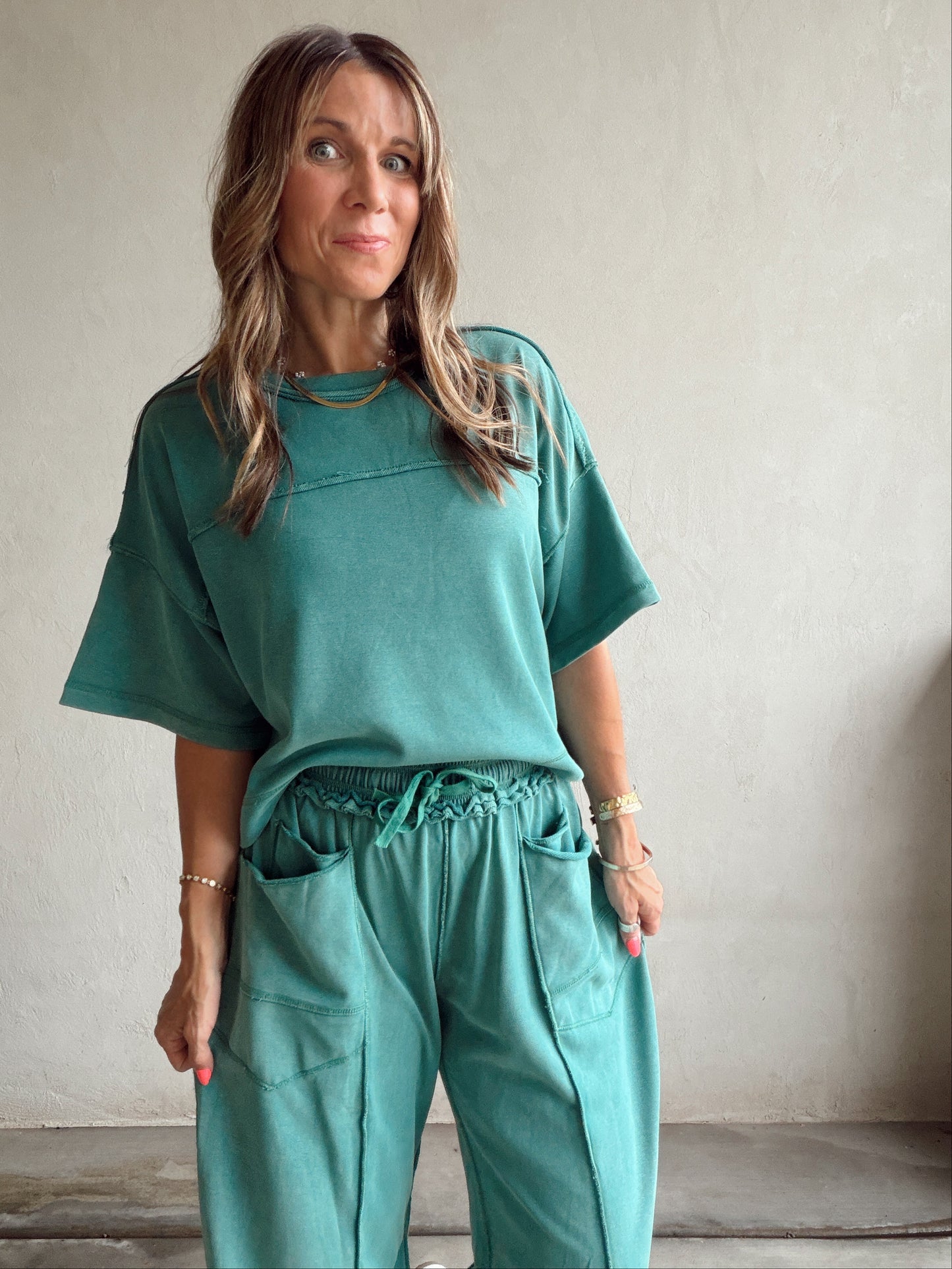 Clara Set in Teal