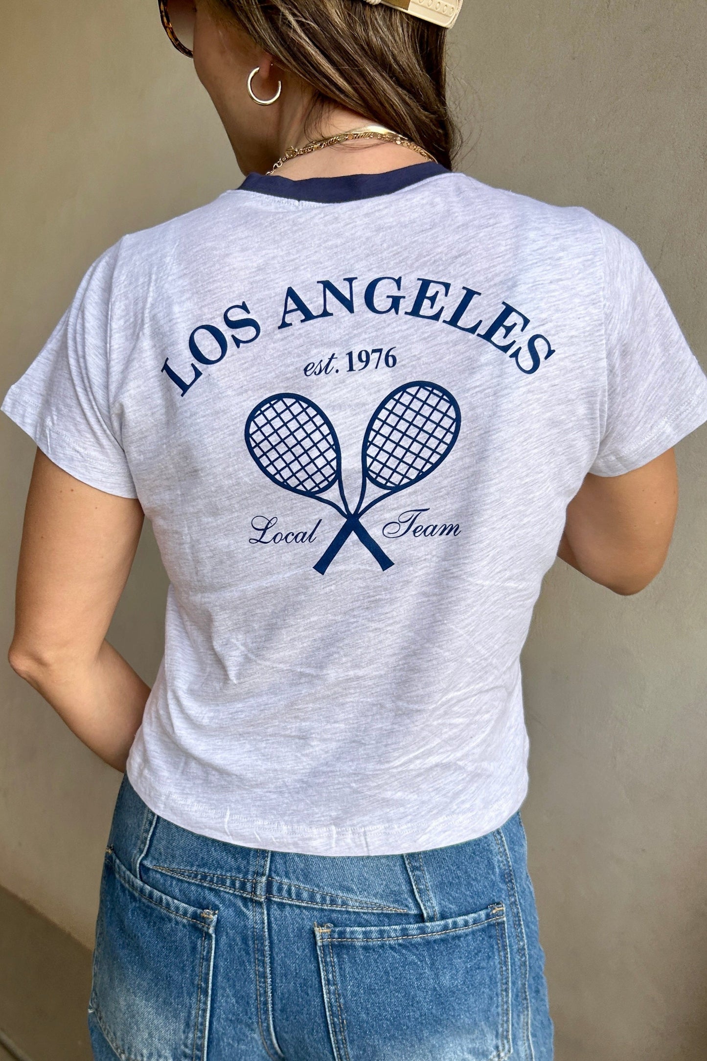 Los Angeles Tee in Gray
