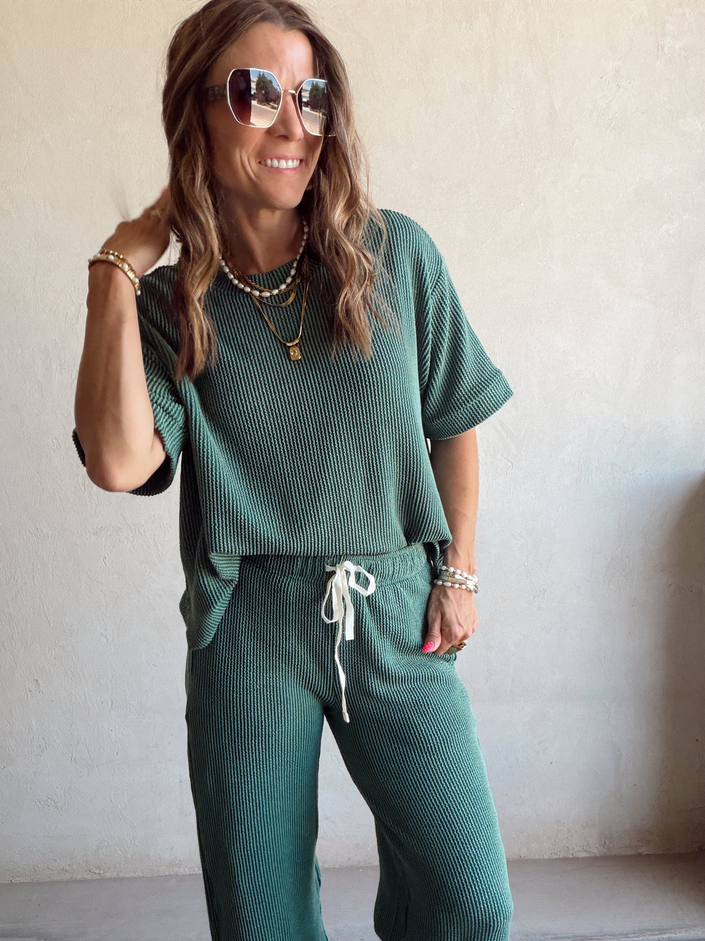 Ruby Set in Green