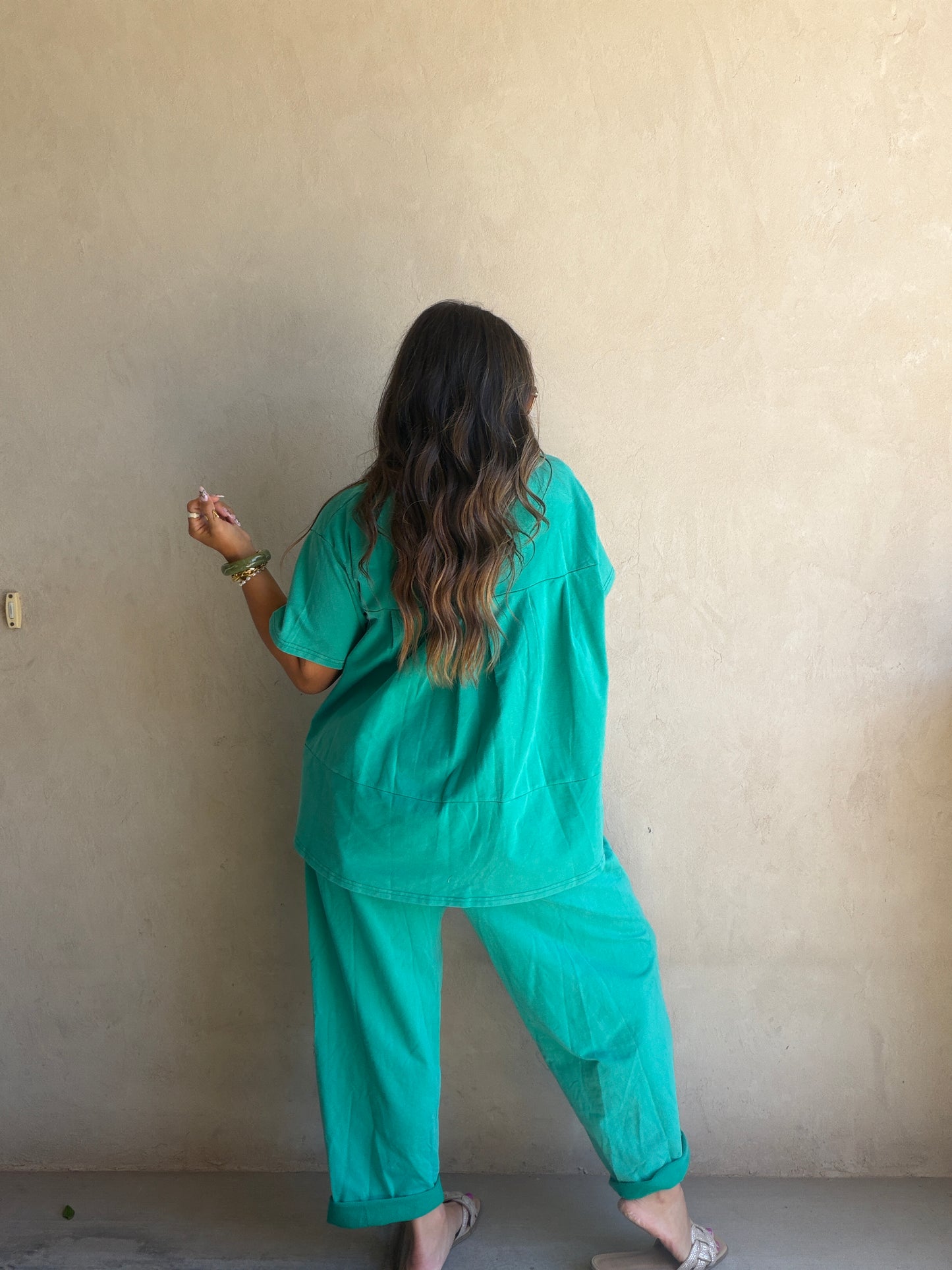 Kenna Set in Emerald