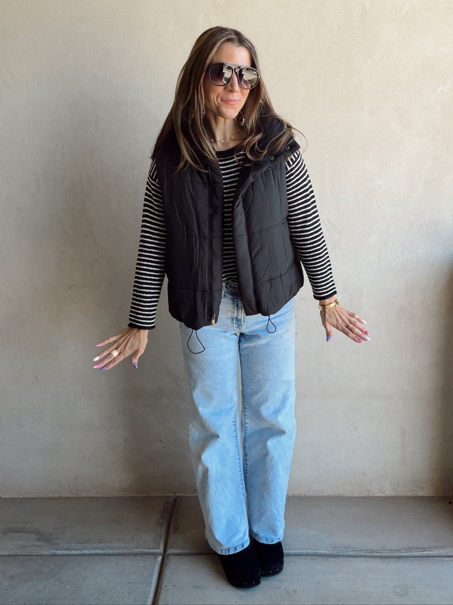 Rachel Vest in Black