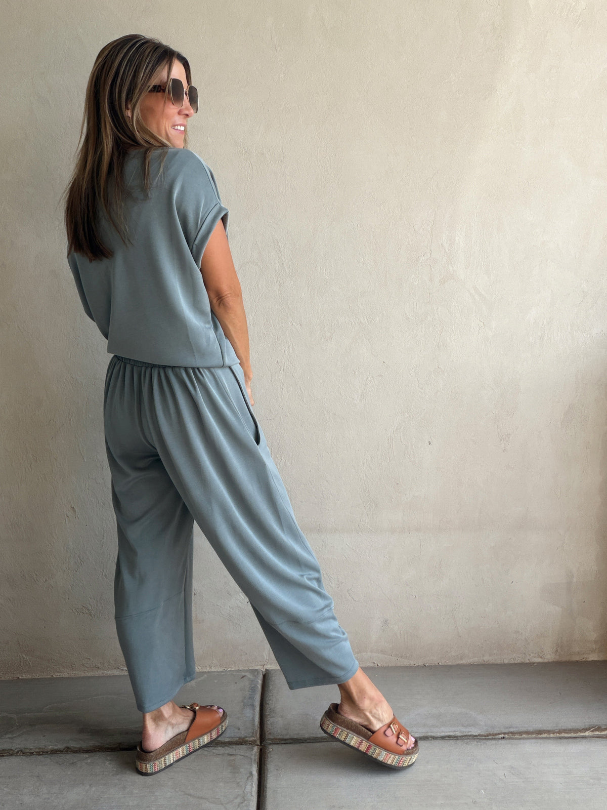 Keri Set in Ash Jade