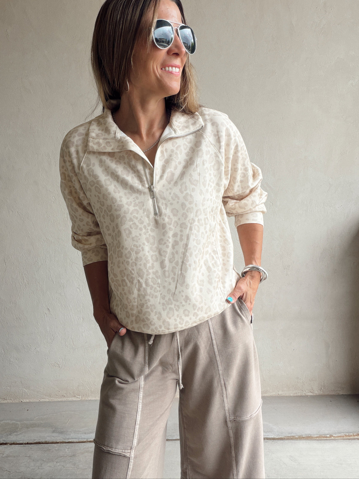 Sandy Pants in Light Brown