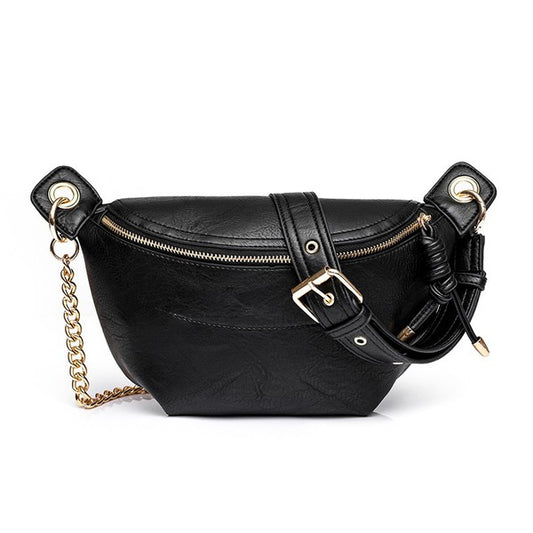 Convertible Sling Bag in Black and White