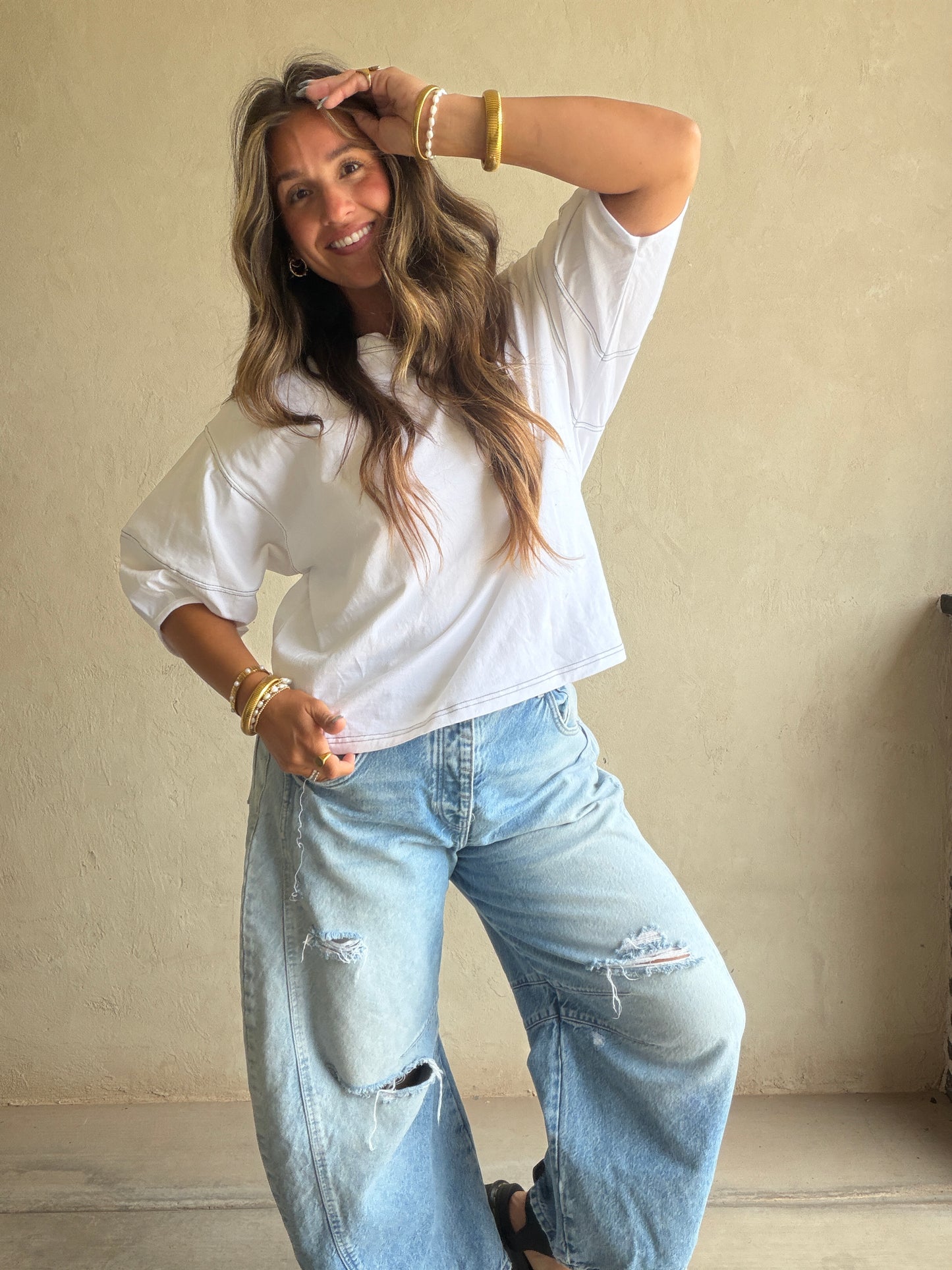 Jenelle Top in White