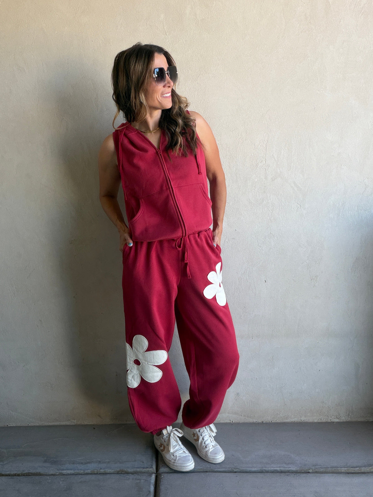 Flower Set in Red
