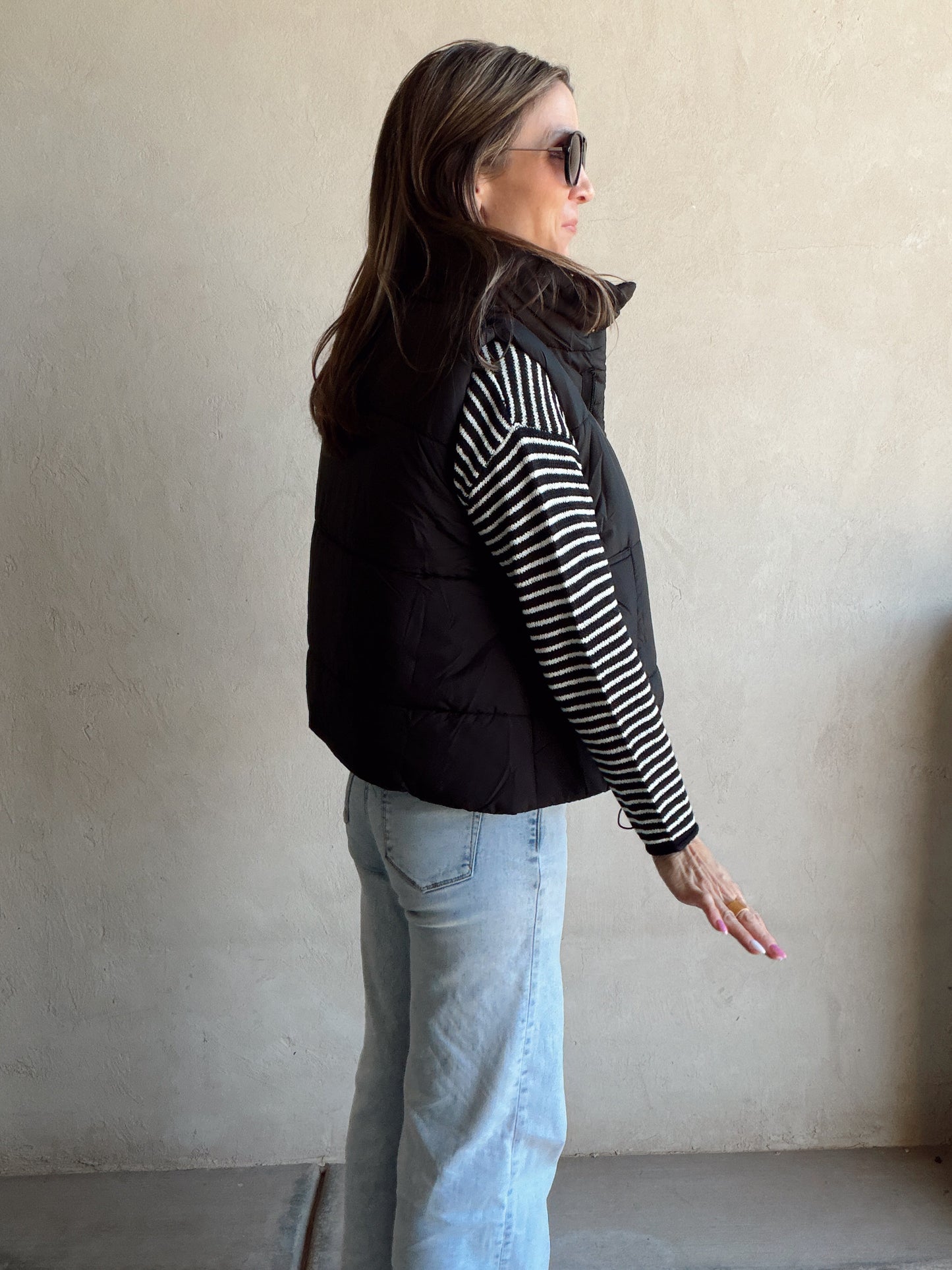 Rachel Vest in Black