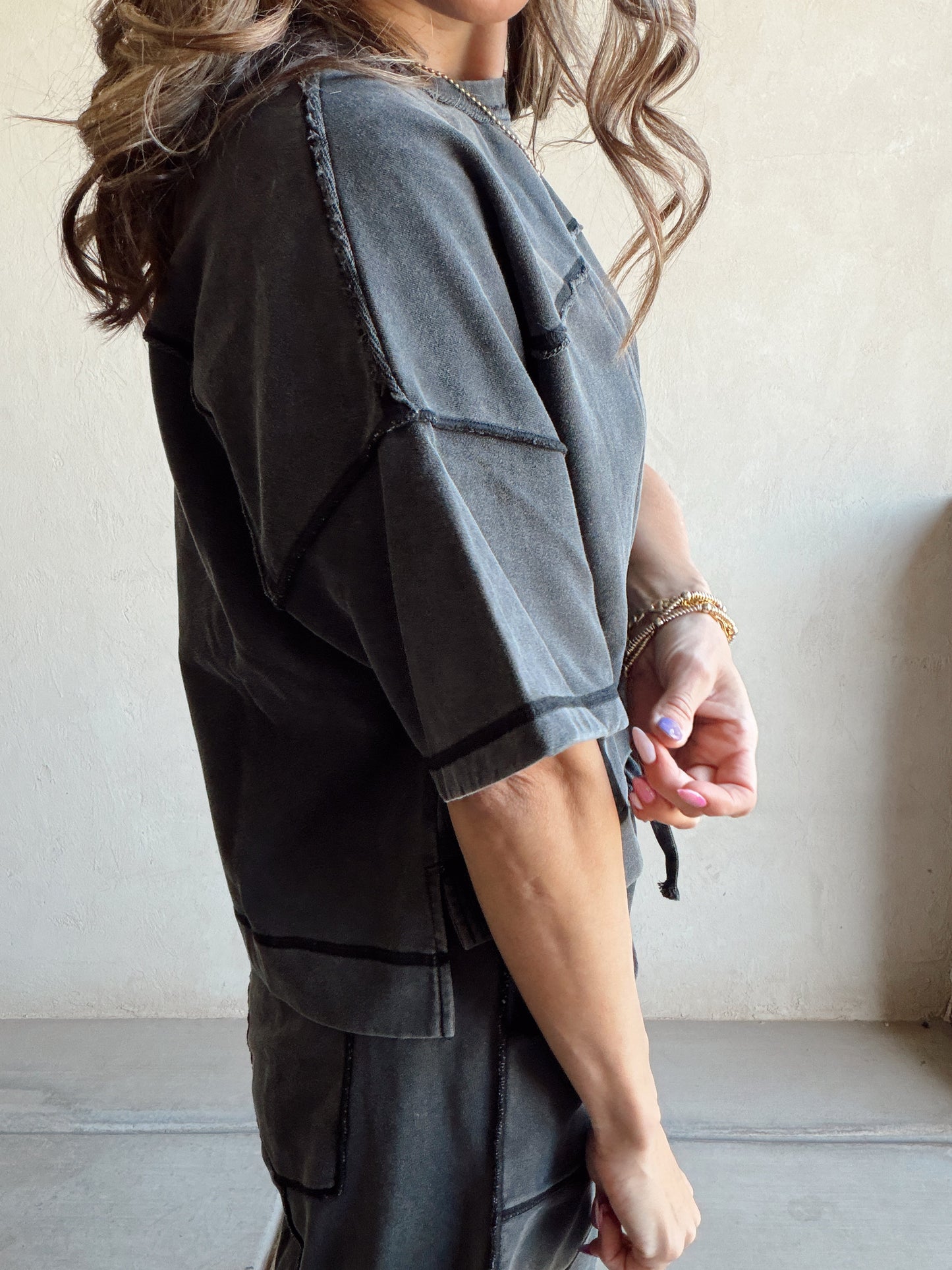 Clara Set in Mineral Washed Black (Won’t Ship Until 12/23)