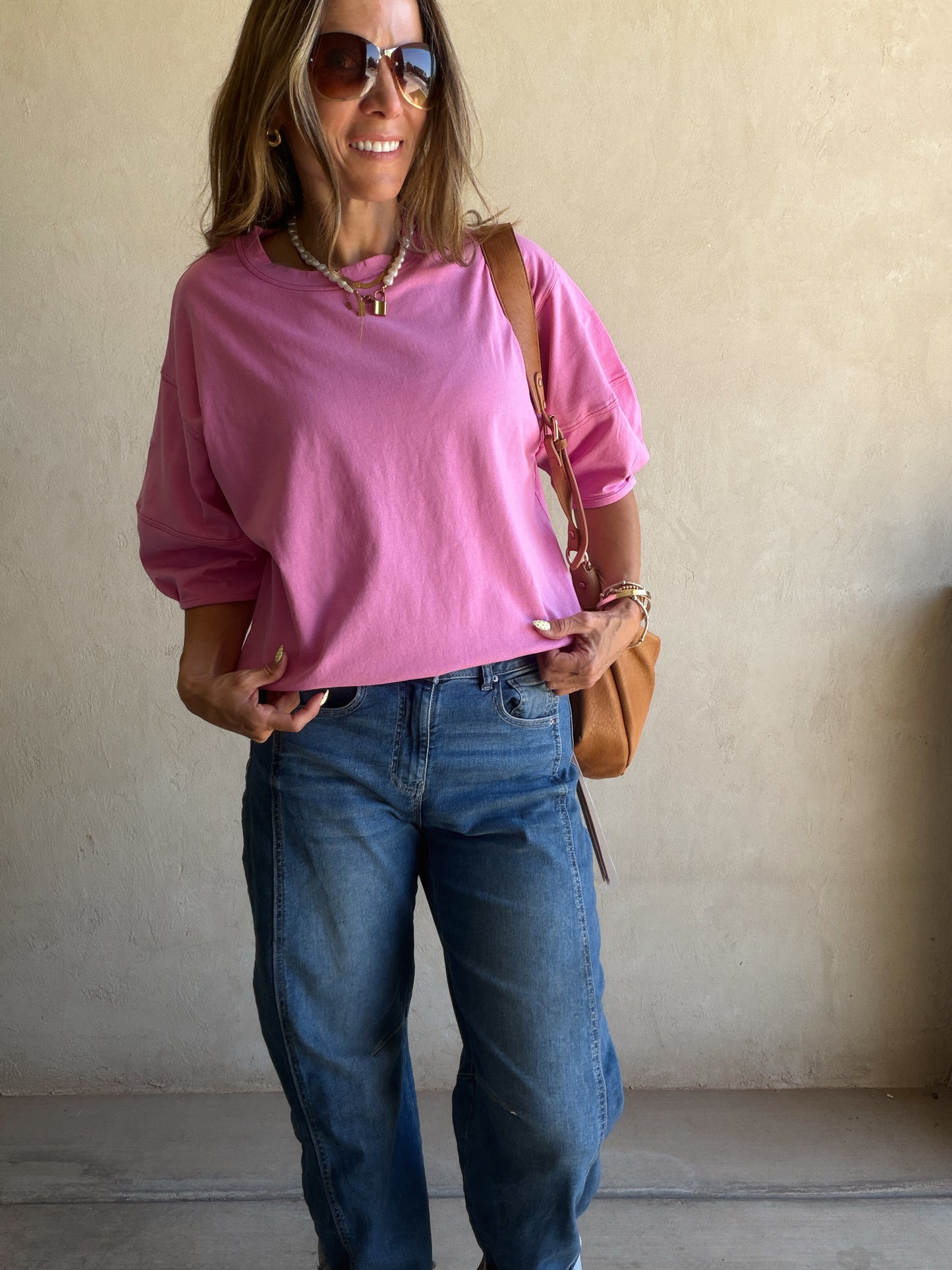 Jenelle Top in Pink