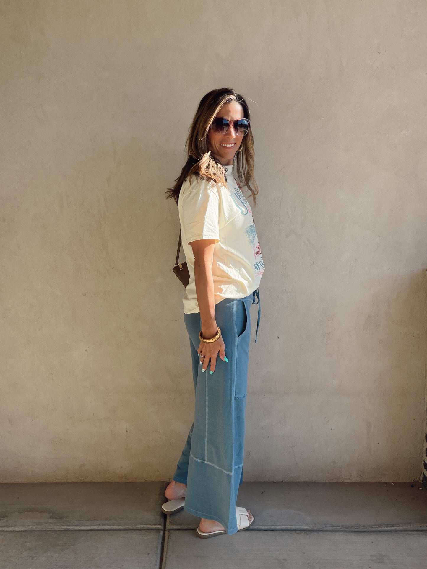 Sandy Pants in Blue