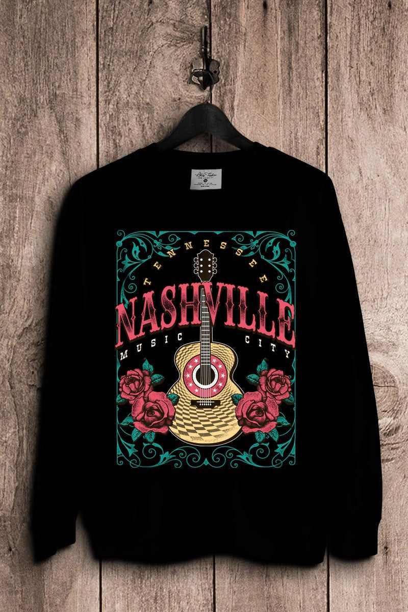 Nashville Sweatshirt in Black