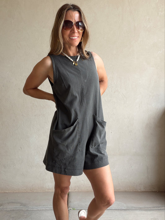 Lynae Romper in Black