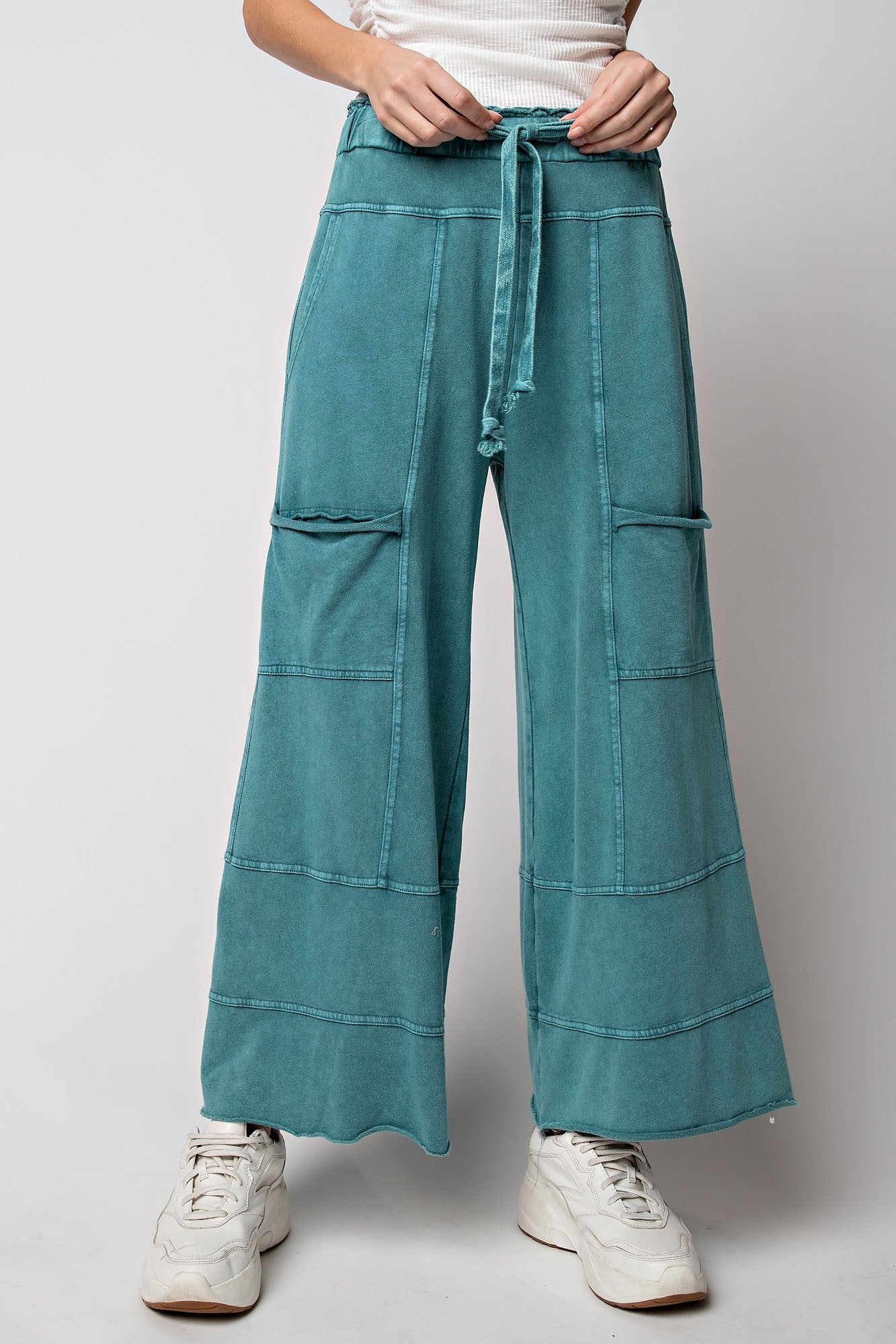 Feeling Good Palazzo Pants in Teal