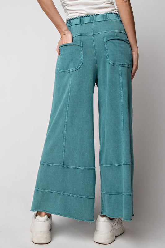 Feeling Good Palazzo Pants in Teal