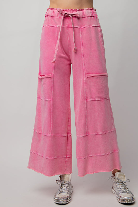 Feeling Good Palazzo Pants in Pink