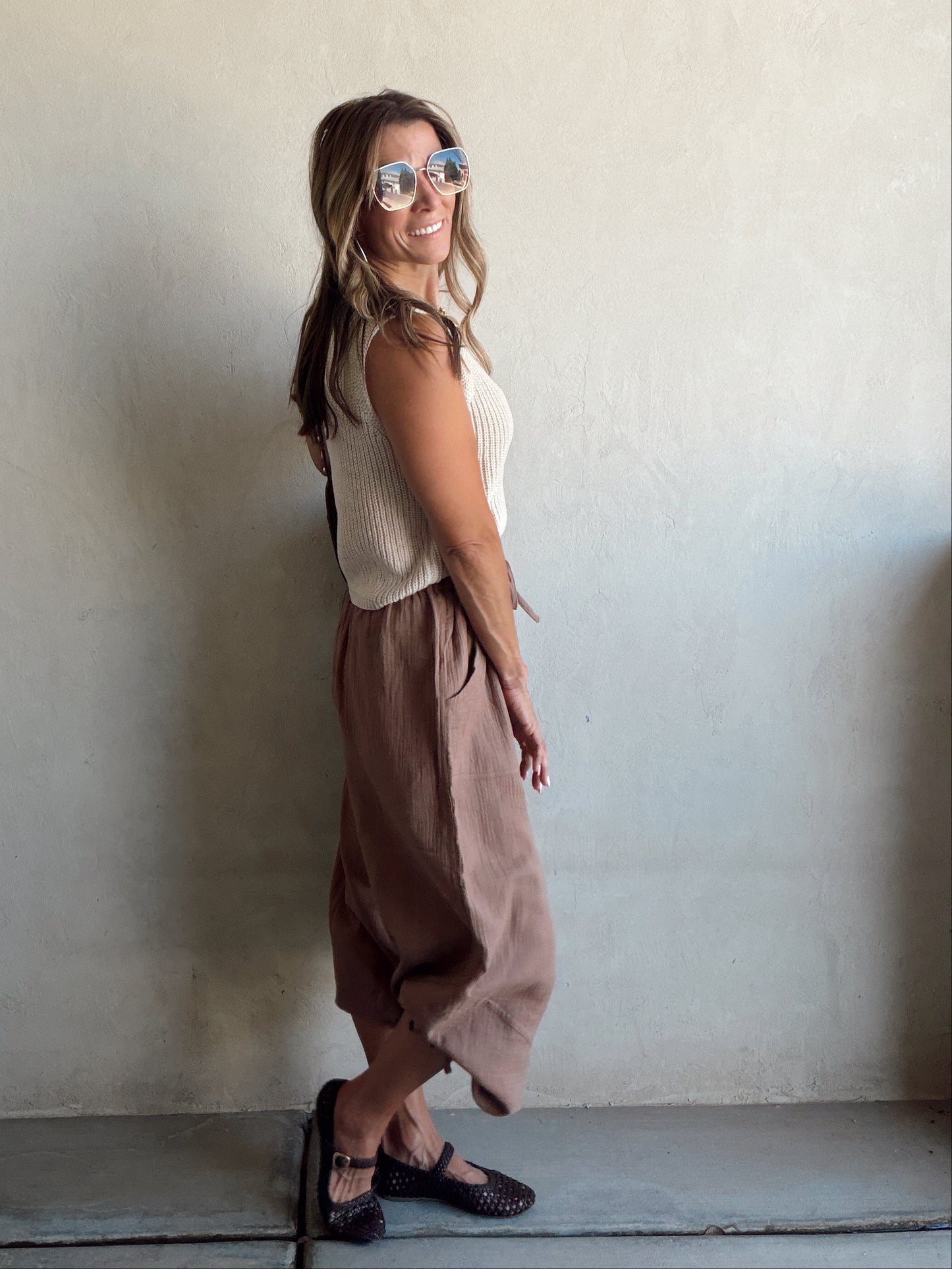 Leila Pants in Mocha