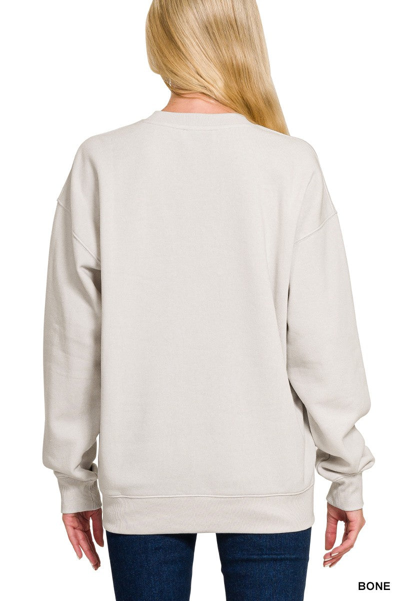 New York Sweatshirt in Bone