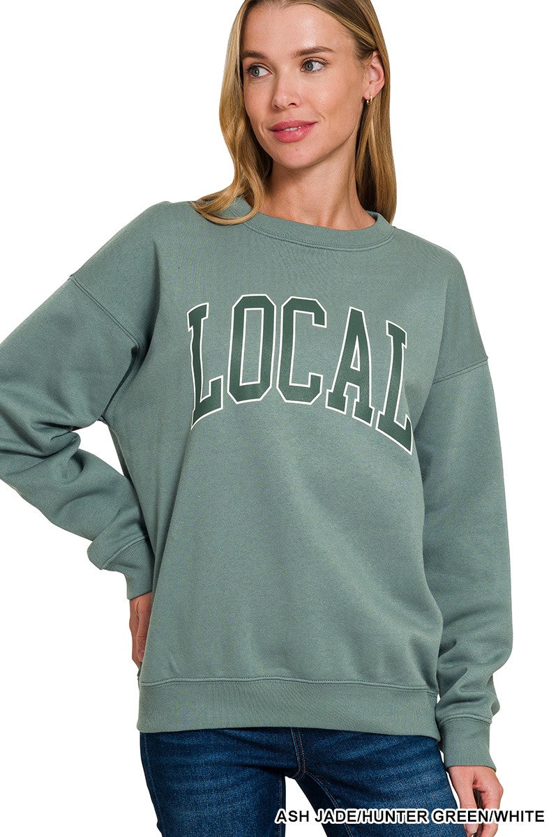 Local Sweatshirt in Ash Jade