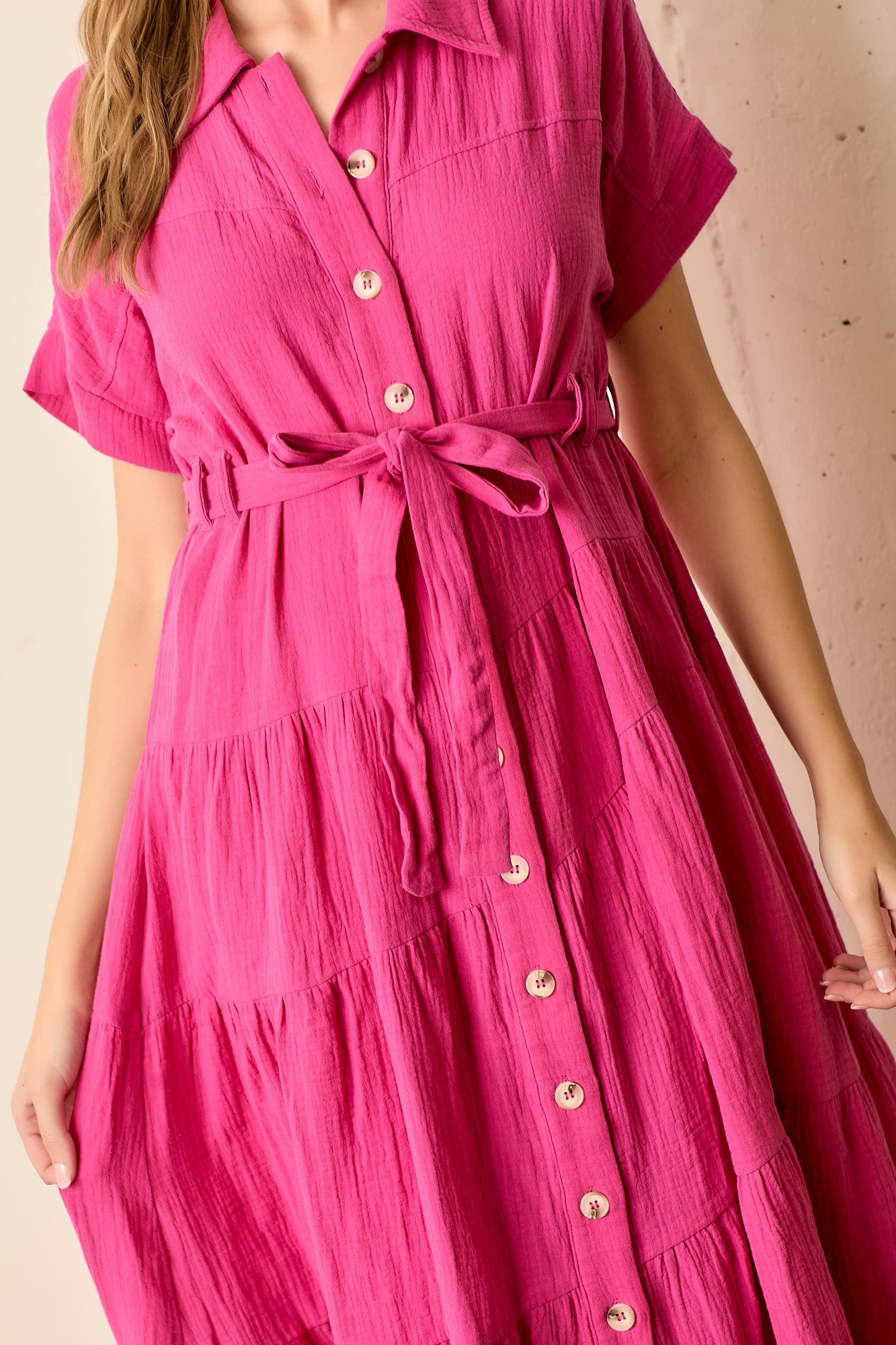 Hannah Dress in Pink