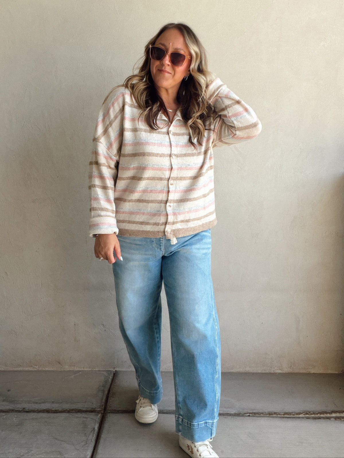 Bridget Cardigan in Natural