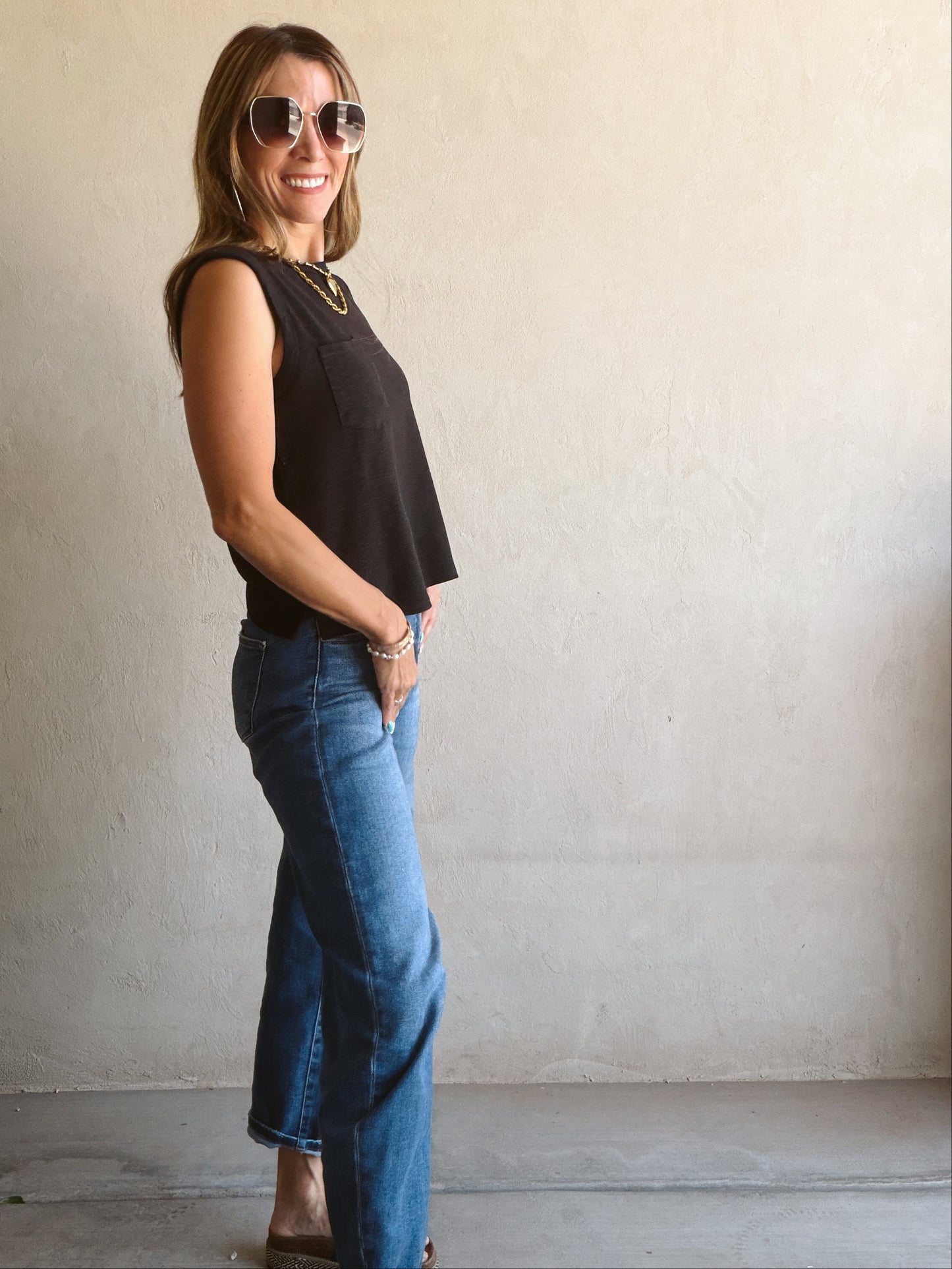 Lilly Barrel Jeans in Dark Denim