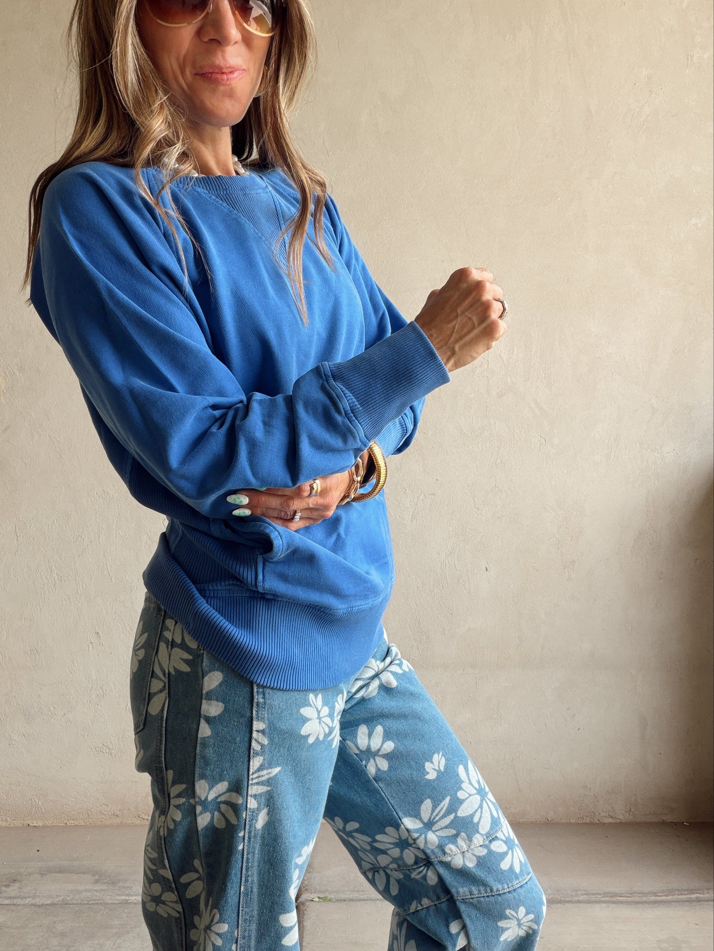 Tally Sweatshirt in Blue