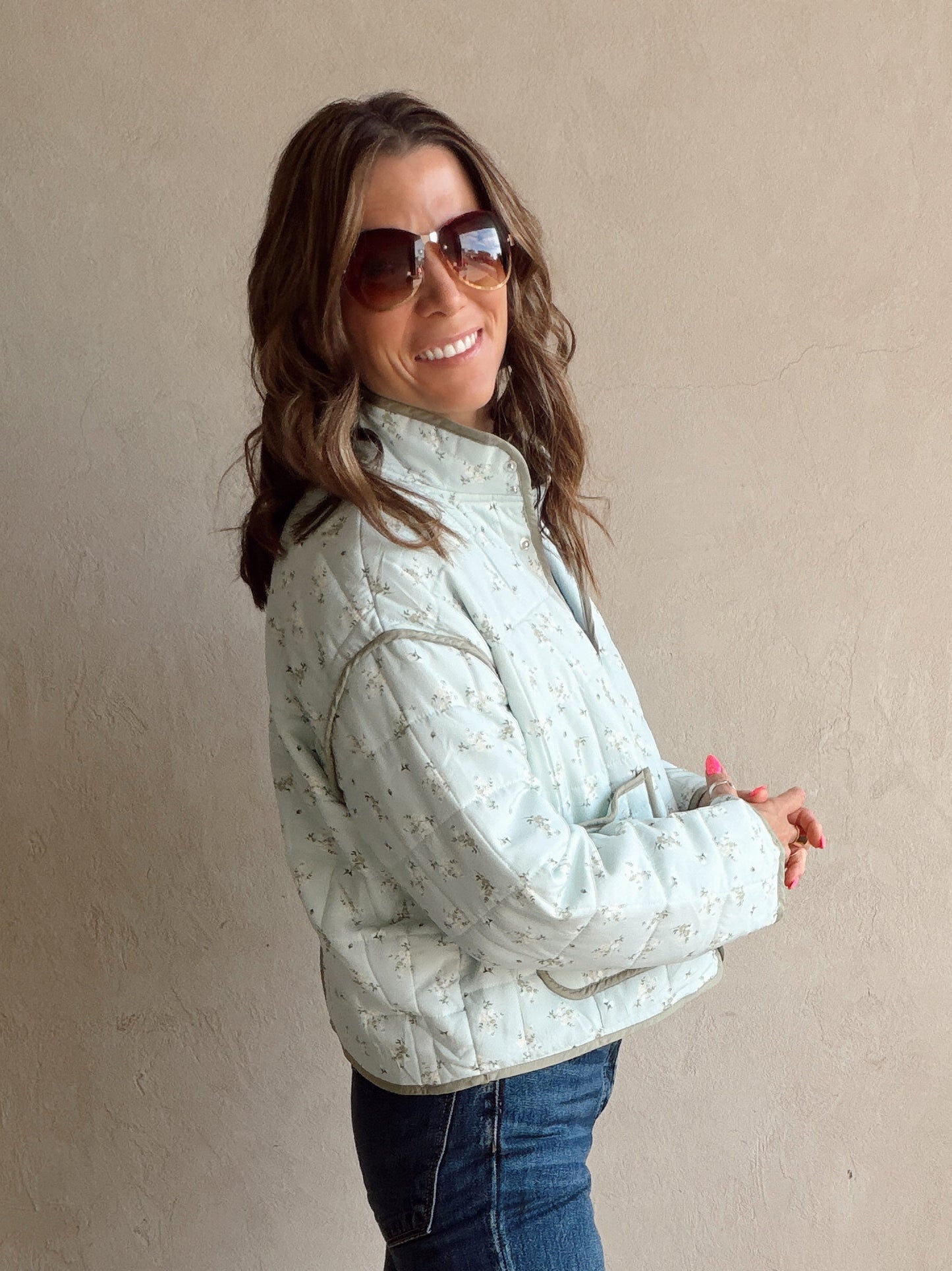 Sami Floral Button Up Jacket