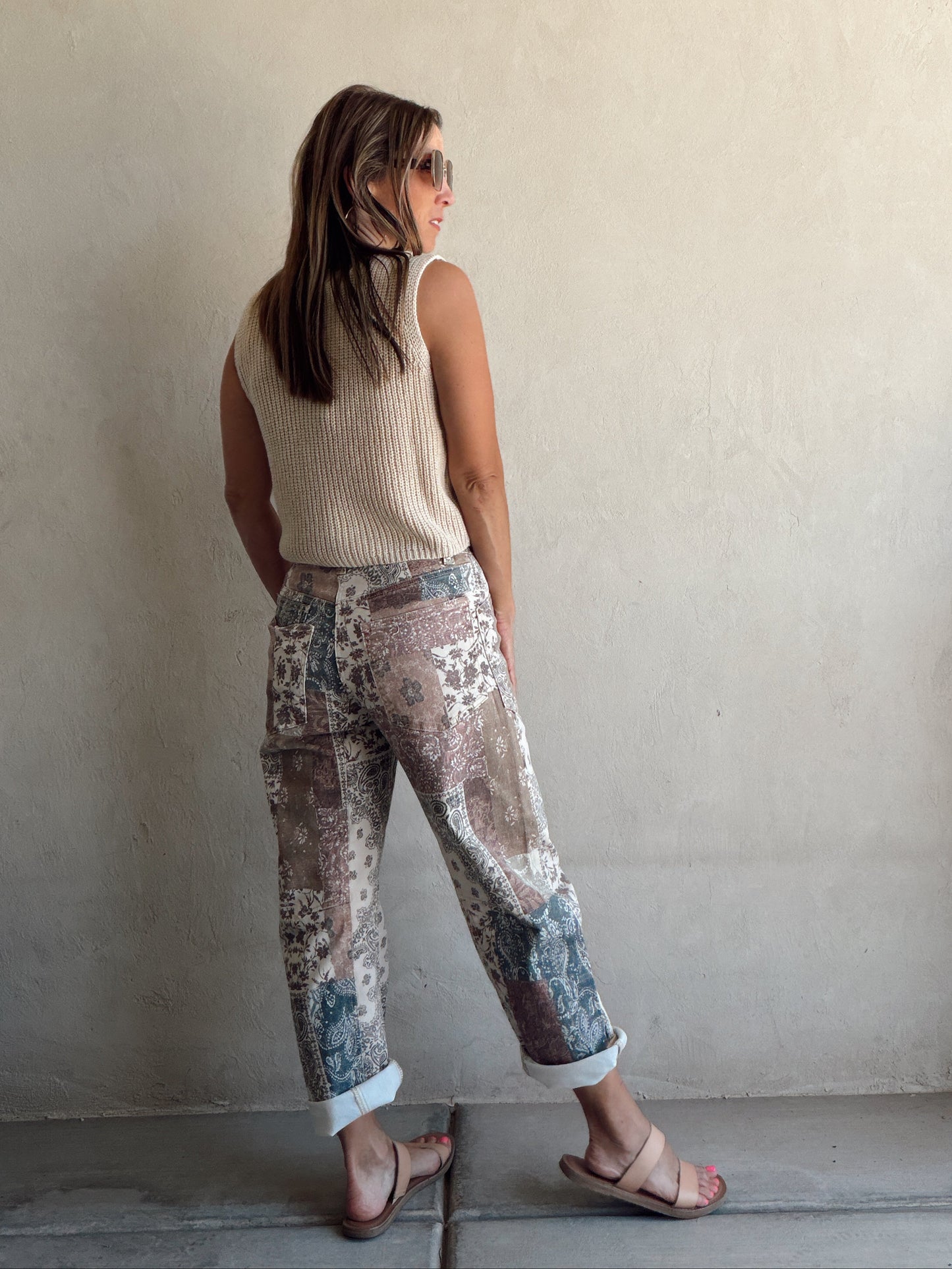 Hadley Quilted Drawstring Barrel Pants