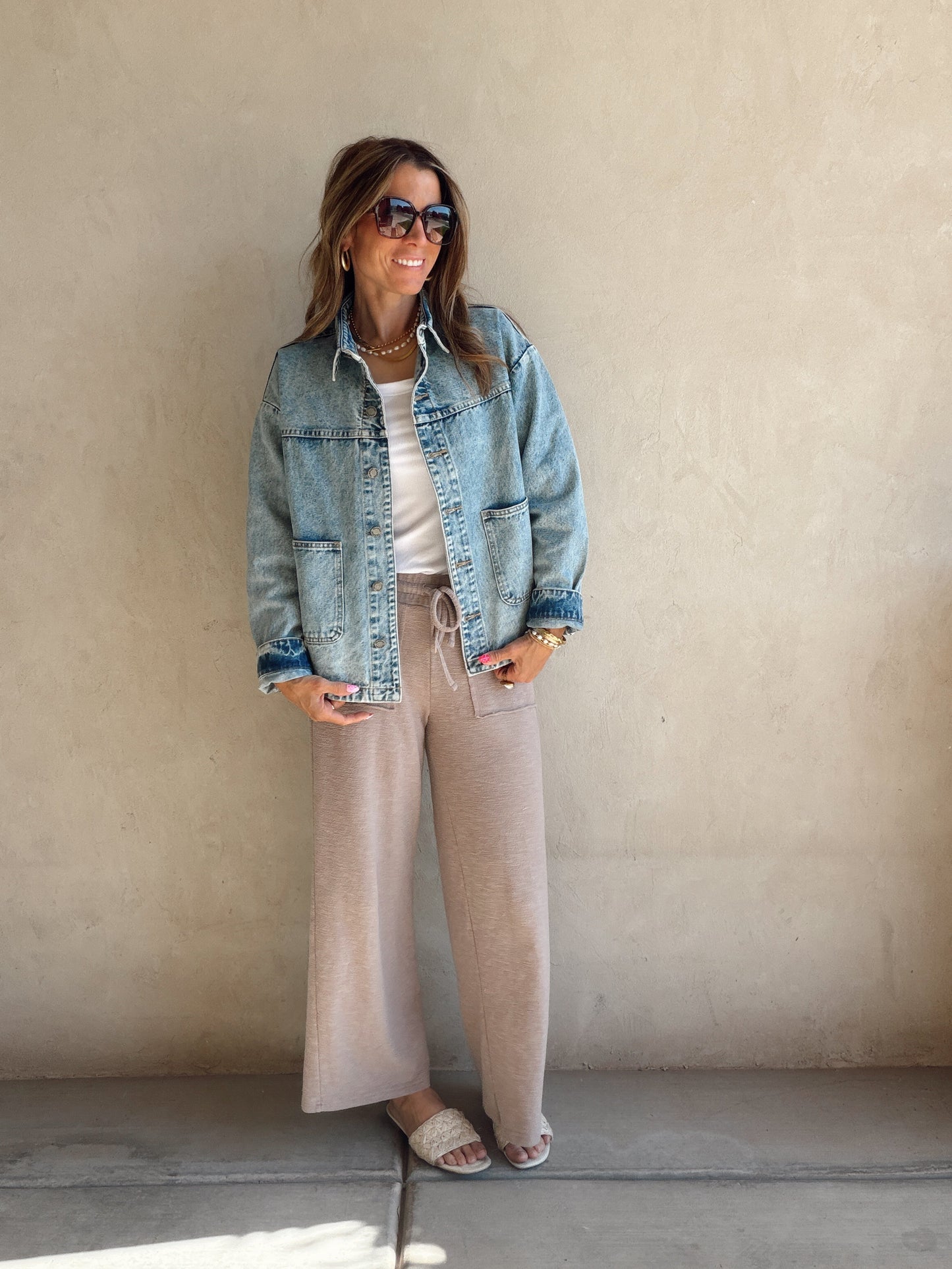 Rebecca Distressed Denim Jacket