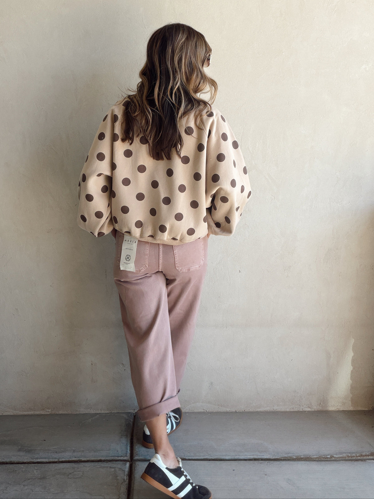Rene Risen Jeans in Mauve