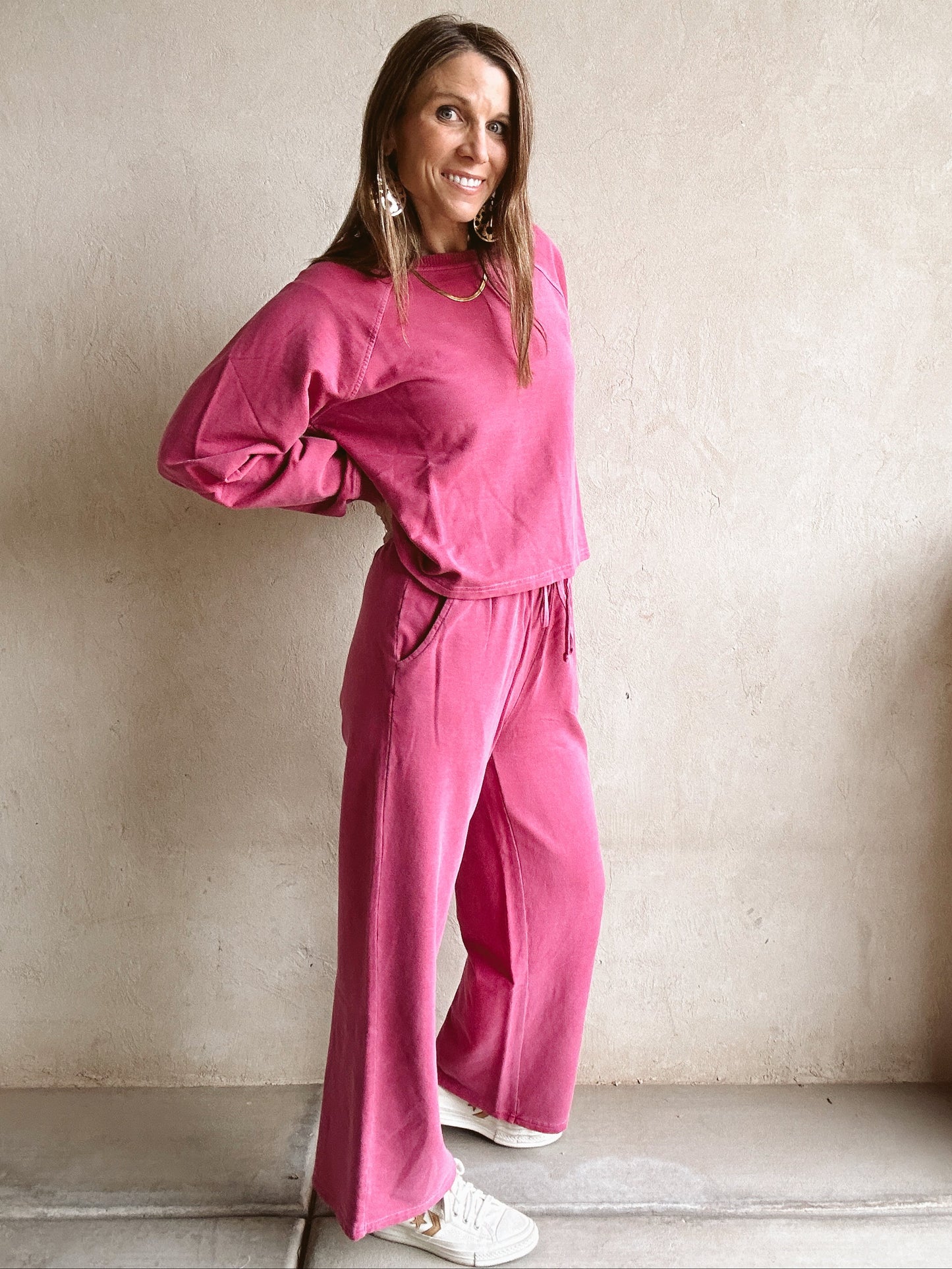 Isla Set in Raspberry