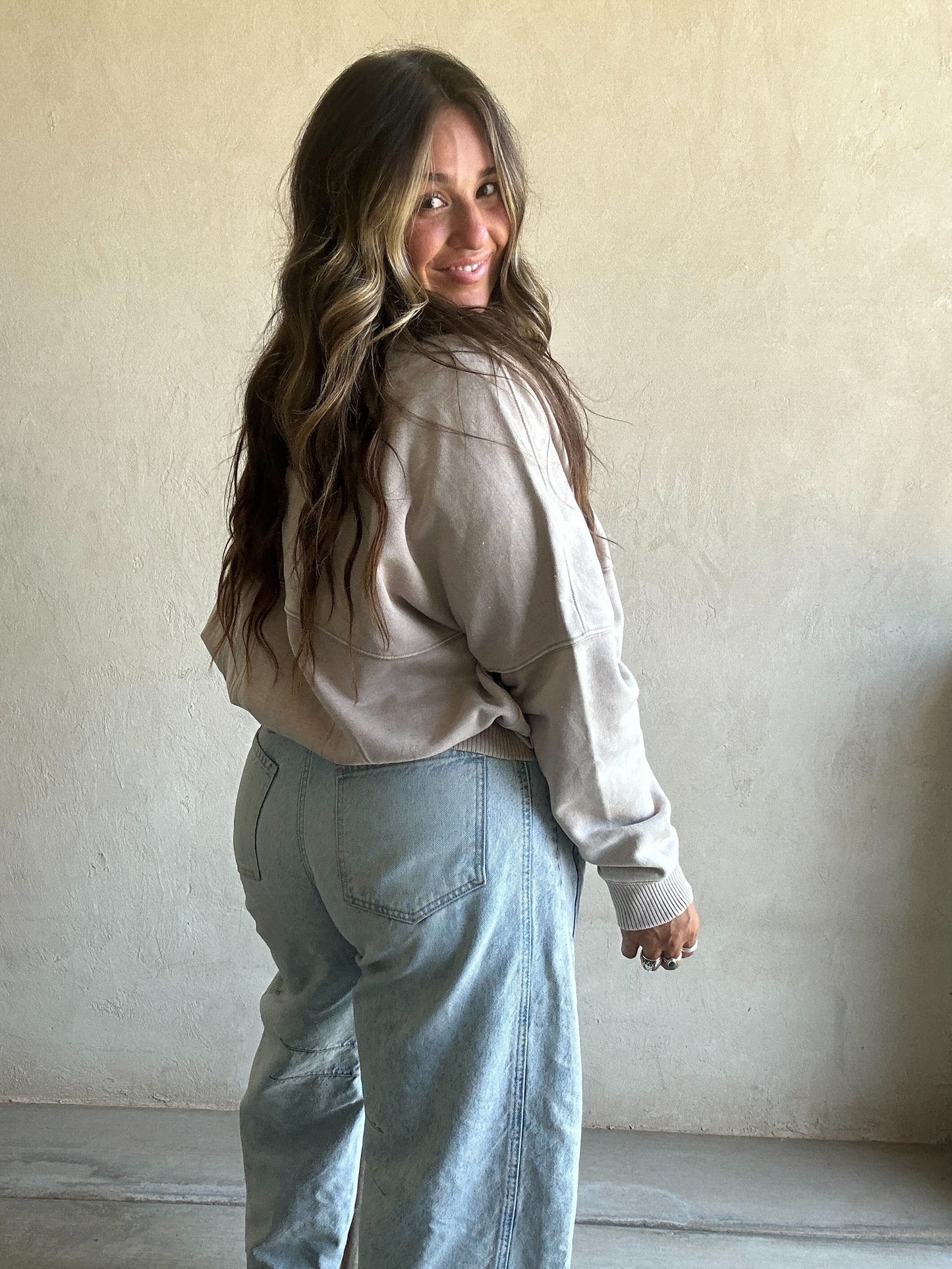 Kayla Bomber Jacket in Ash Mocha