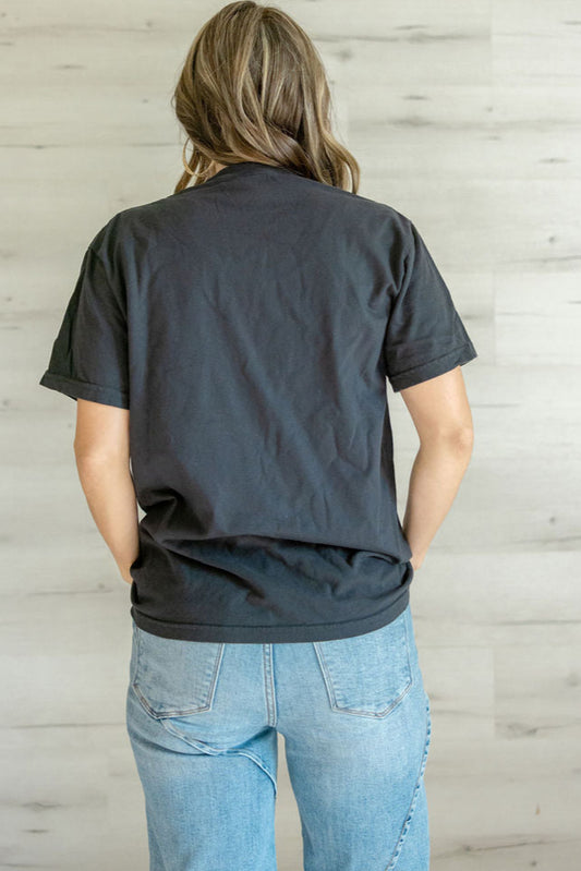Flower Market Tee in Black