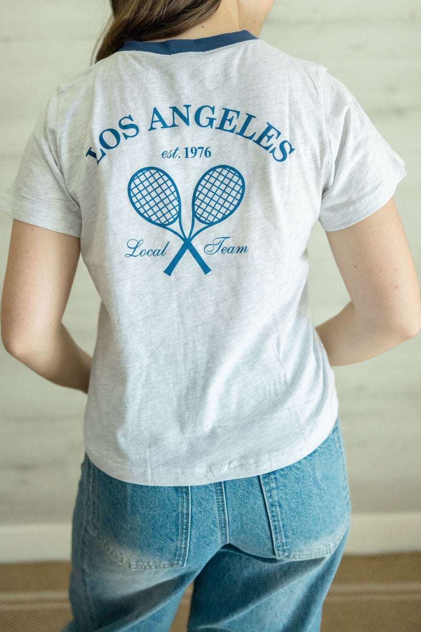 Los Angeles Tee in Gray