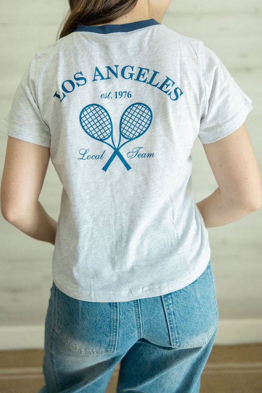 Los Angeles Tee in Gray