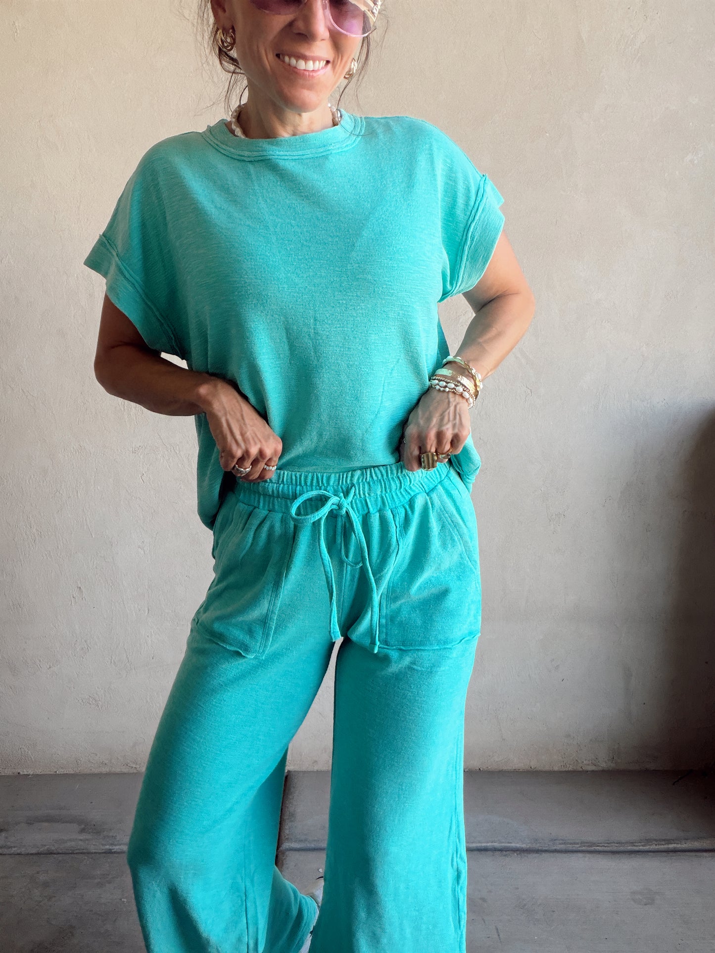 Vanessa Set in Teal