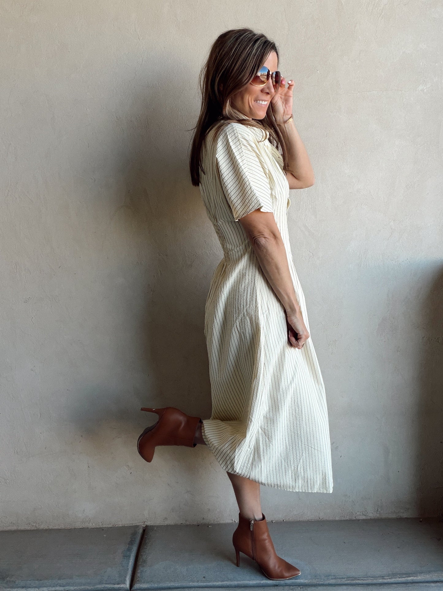 Layna Dress in Butter