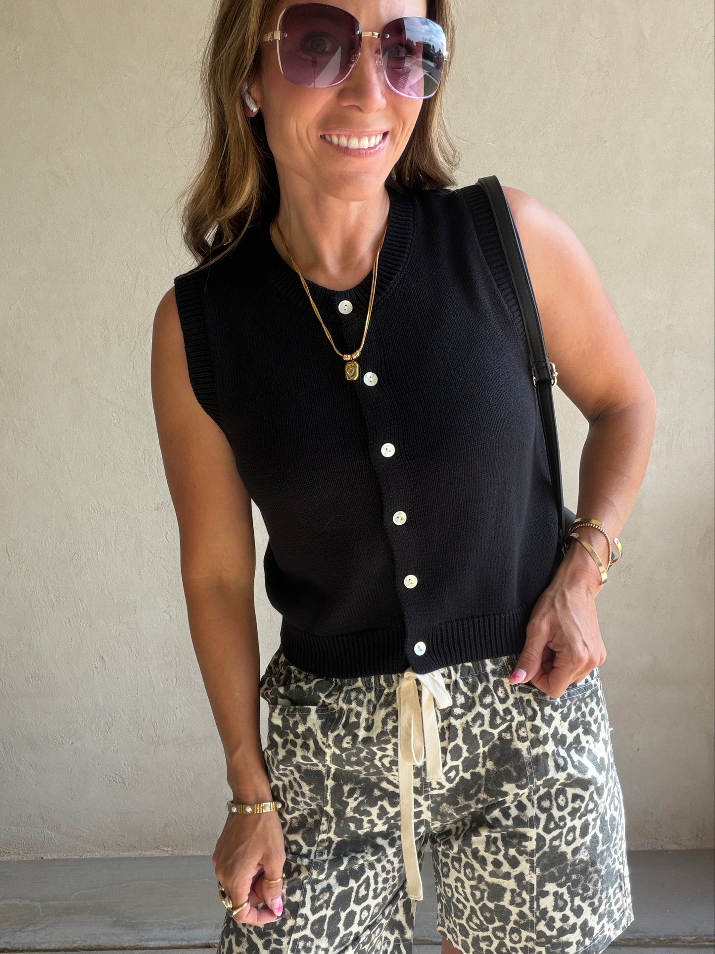 Elizabeth Tank in Black