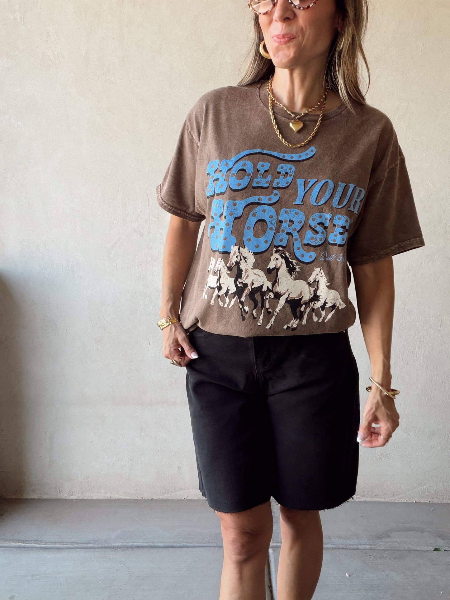Charity Bermuda Shorts in Black
