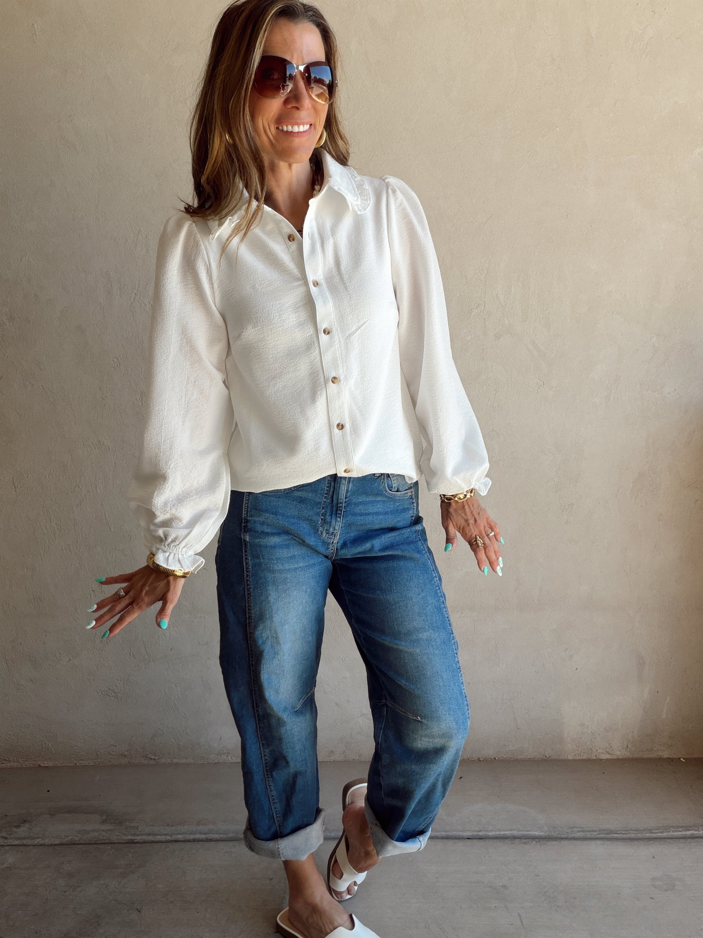 Amelia Top in White