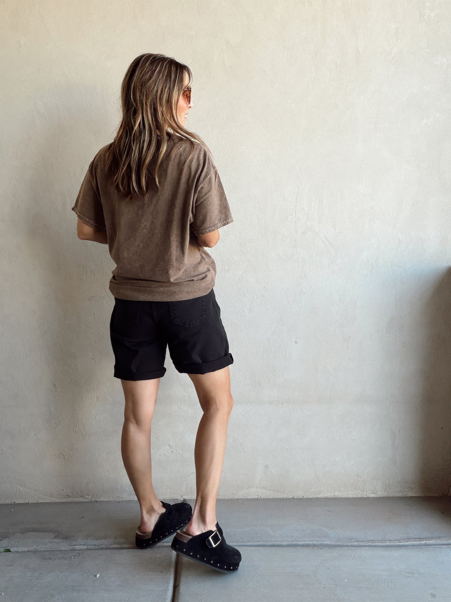 Charity Bermuda Shorts in Black