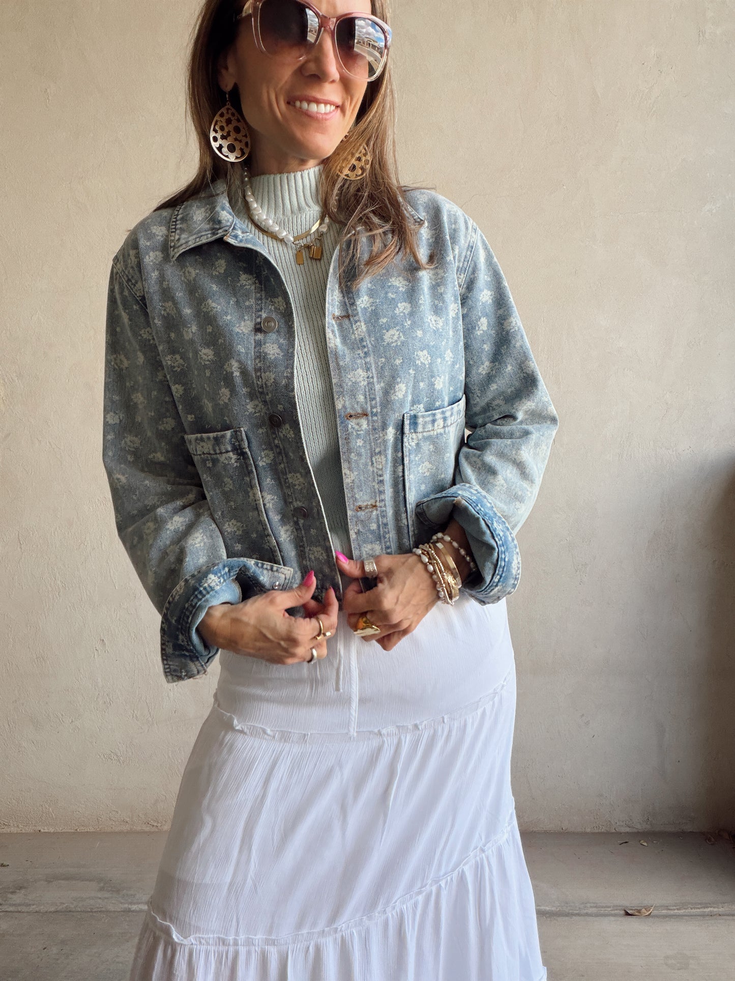 Angie Mock Neck Top in Mint