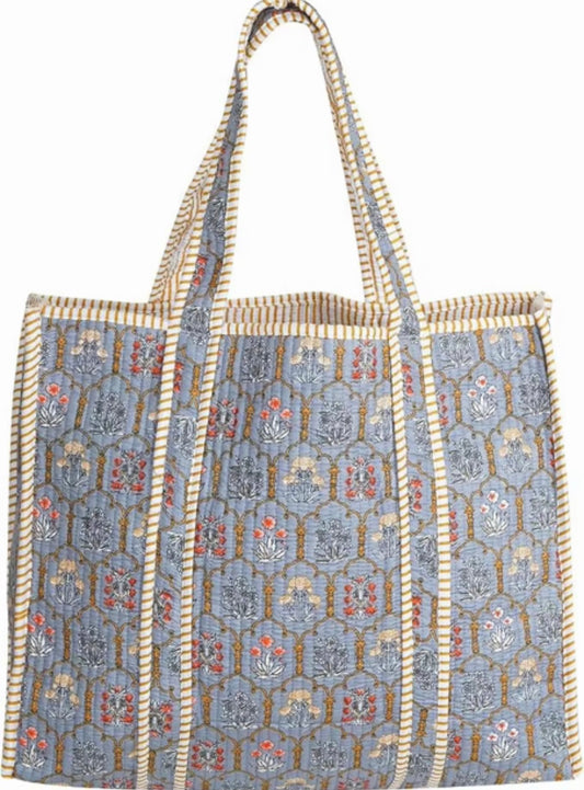 PREORDER | Mindee Quilted Bag – Gray | Ships Mid-October