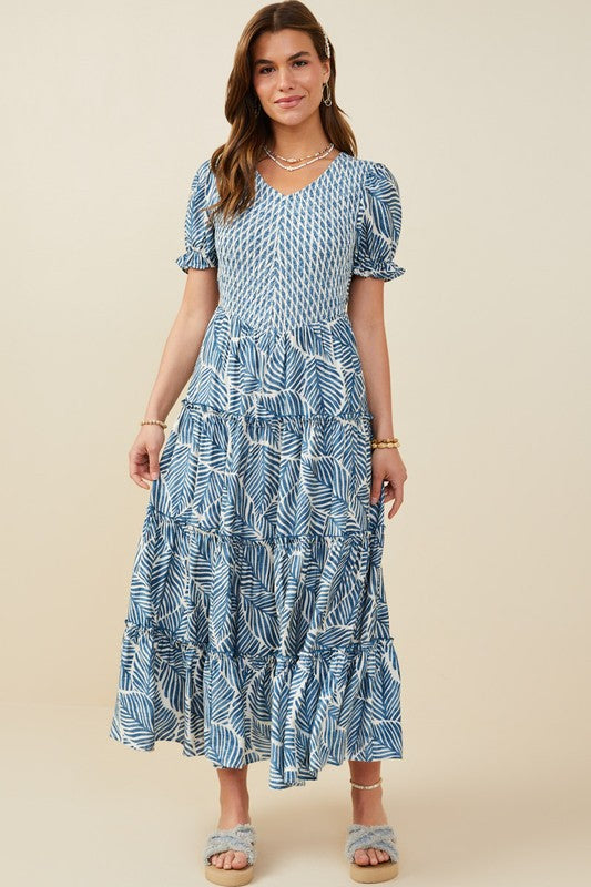 Bella Dress in Blue Mix