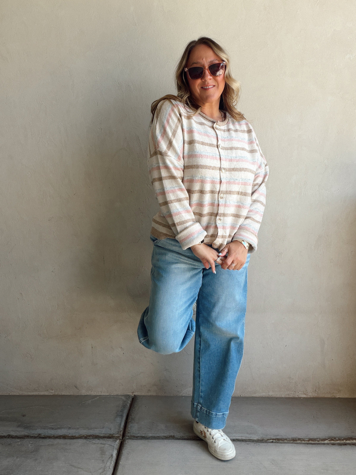 Bridget Cardigan in Natural